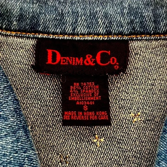 Jean Jacket (Embellished) / Denim & Co. / Host Pick - Picture 8 of 11